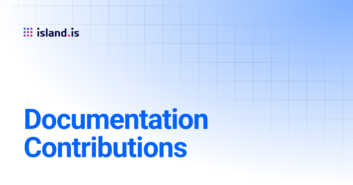 Documentation Contributions | Handbook